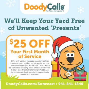 DoodyCalls coupon - $25 Off First Month of Service